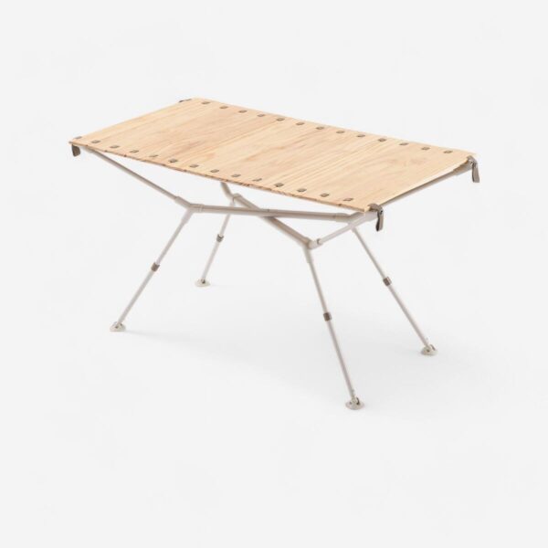 میز تاشو کمپ و کوه نوردی دکتلون - QUECHUA Camping Table - Wooden Surface - شش نفره - Image 11