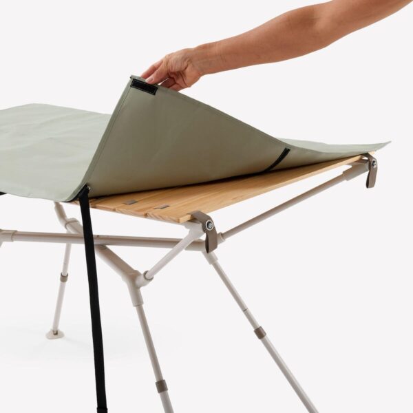 میز تاشو کمپ و کوه نوردی دکتلون - QUECHUA Camping Table - Wooden Surface - شش نفره - Image 13