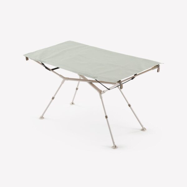 میز تاشو کمپ و کوه نوردی دکتلون - QUECHUA Camping Table - Wooden Surface - شش نفره - Image 14