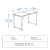 میز تاشو کمپ و کوه نوردی دکتلون - QUECHUA Folding Camping Table - چهار الی شش نفره - Image 2