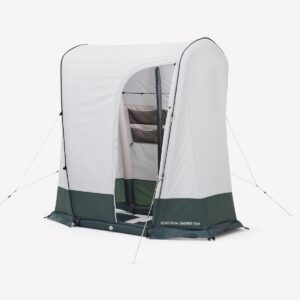 دوش سیار قابل حمل دکتلون - QUECHUA Inflatable Camping Shower - Airseconds - سفید