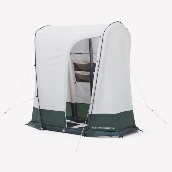 حمام سیار قابل حمل دکتلون - QUECHUA Inflatable Camping Shower - Airseconds - سفید