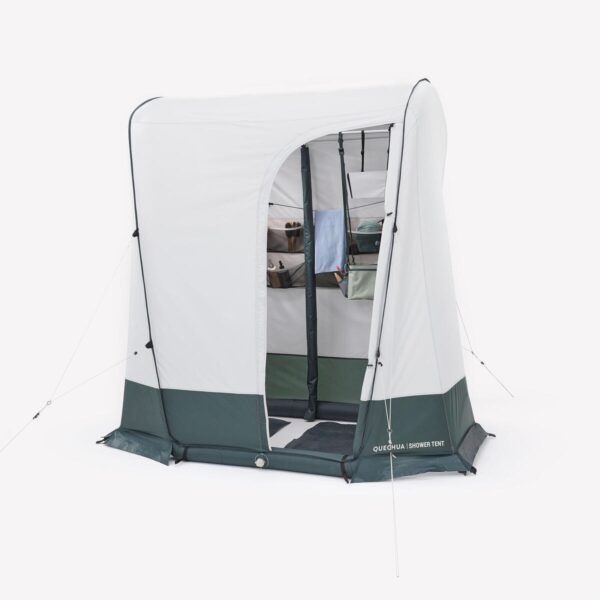 حمام سیار قابل حمل دکتلون - QUECHUA Inflatable Camping Shower - Airseconds - سفید - Image 6