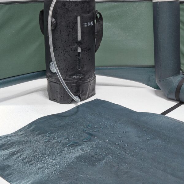 حمام سیار قابل حمل دکتلون - QUECHUA Inflatable Camping Shower - Airseconds - سفید - Image 8