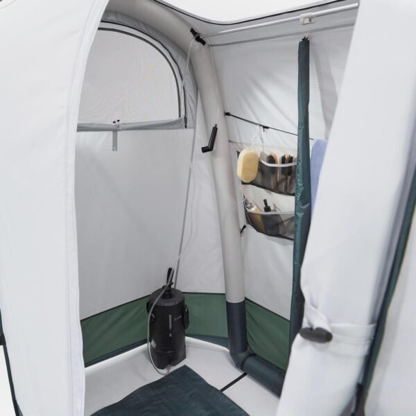 حمام سیار قابل حمل دکتلون - QUECHUA Inflatable Camping Shower - Airseconds - سفید - Image 10