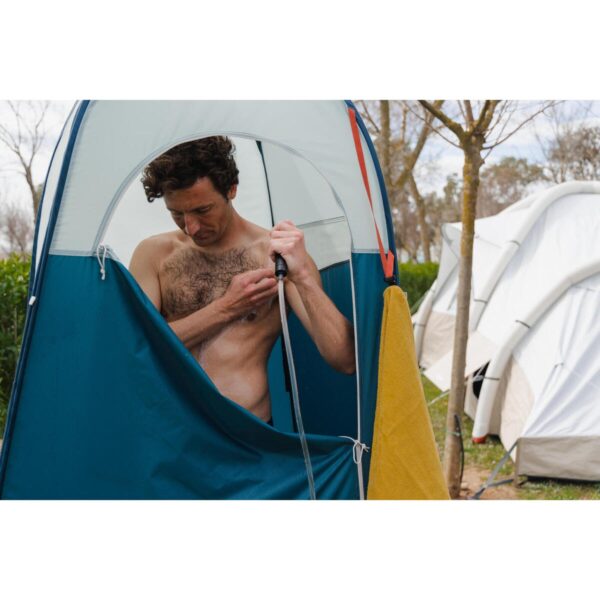 حمام سیار قابل حمل دکتلون - QUECHUA Camping Shower Cabin - 2 Seconds - آبی - Image 4