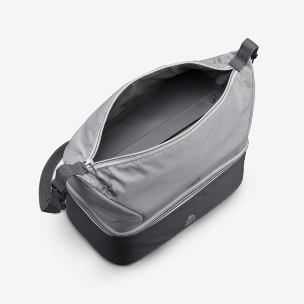 کیف غذای عایق حرارتی دکتلون -QUECHUA Heat Insulated Lunch Bag Included  - 500 - خاکستری - Image 7