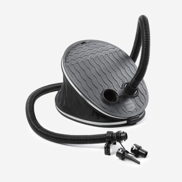 پمپ باد پدالی دکتلون -QUECHUA Foot Pump - مشکی