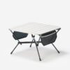 میز تاشو کمپ و کوه نوردی دکتلون - QUECHUA Folding Camping Table Compact - 500 - سفید/سبز