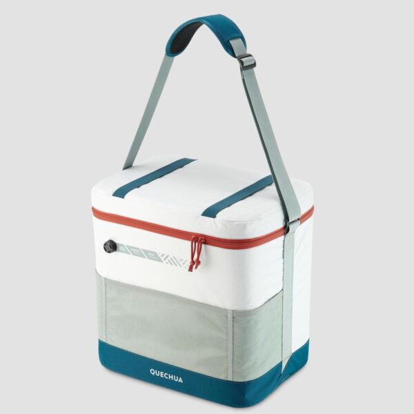کول باکس تاشو کمپ و کوه نوردی دکتلون - QUECHUA Collapsible Cooler 500 Fresh - سفید/سبز - Image 9