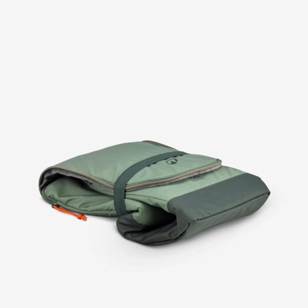 کول باکس تاشو کمپ و کوه نوردی دکتلون - QUECHUA Collapsible Cooler 100 - سبز - Image 4