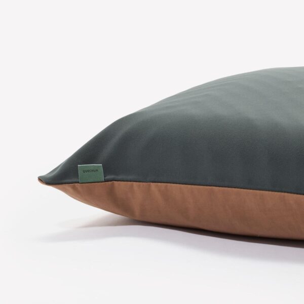 بالشت کمپ و کوه نوردی دکتلون - QUECHUA Ultim Comfort - بژ/سبز - Image 5