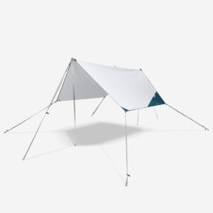 سایه بان کمپ و کوه نوردی دکتلون - QUECHUA Multifunctional Camping Canopy - Fresh - سفید
