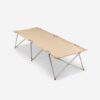 تخت جمع شونده کمپ و کوه نوردی دکتلون - QUECHUA Single Camping Bed - 65 cm - کرم