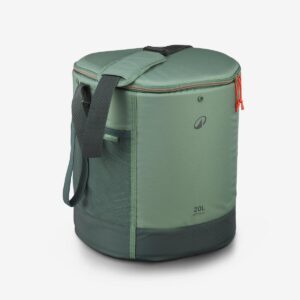 کول باکس تاشو کمپ و کوه نوردی دکتلون - 20L - QUECHUA Collapsible Cooler 100 - سبز