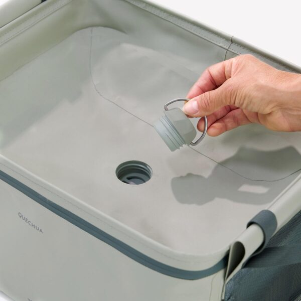 سینک ظرفشویی کمپ و کوه نوردی دکتلون - QUECHUA Camping Kitchen Sink 10 L - سبز - Image 3