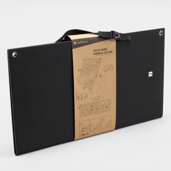 پنل سولار کمپ و کوه نوردی دکتلون - QUECHUA Camping Solar Panel - پنجاه وات - Image 2
