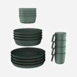 ست ظروف کمپ و کوه نوردی دکتلون - QUECHUA Camping Tableware Set 500 - سبز