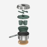 ست ظروف دو نفره کمپ و کوه نوردی دکتلون - QUECHUA Outdoor Dining Set 500 - پانزده تکه