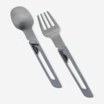 ست قاشق و چنگال کمپ و کوه نوردی دکتلون - QUECHUA Outdoor Tableware Set 900 - استیل ضدزنگ