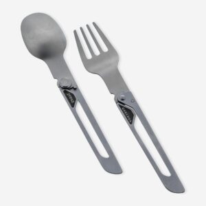 ست قاشق و چنگال کمپ و کوه نوردی دکتلون - QUECHUA Outdoor Tableware Set 900 - استیل ضدزنگ