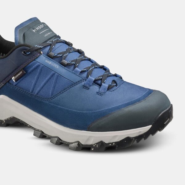 کفش مردانه ضدآب دکتلون کچوا - QUECHUA Waterproof MH500 - آبی - Image 4