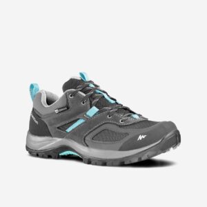 کفش زنانه ضدآب دکتلون کچوا - QUECHUA Waterproof MH500 - آبی/خاکستری