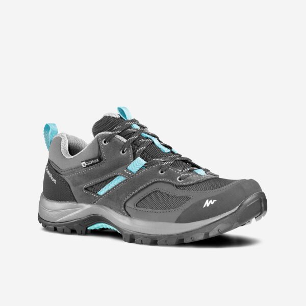 کفش زنانه ضدآب دکتلون کچوا - QUECHUA Waterproof MH500 - آبی/خاکستری