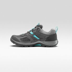 کفش زنانه ضدآب دکتلون کچوا – QUECHUA Waterproof MH100 – آبی/خاکستری