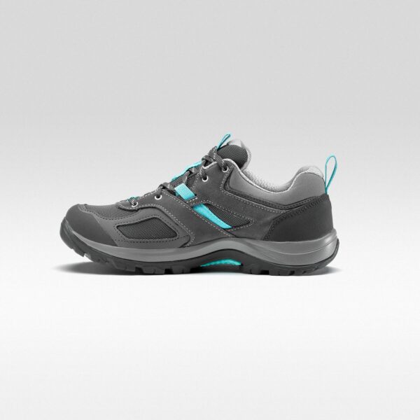 کفش زنانه ضدآب دکتلون کچوا - QUECHUA Waterproof MH100 - آبی/خاکستری - Image 2