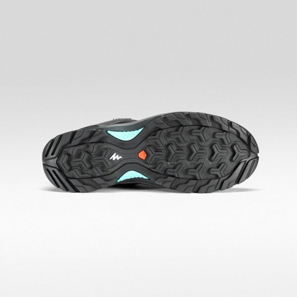 کفش زنانه ضدآب دکتلون کچوا - QUECHUA Waterproof MH100 - آبی/خاکستری - Image 3