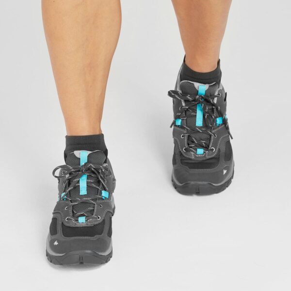 کفش زنانه ضدآب دکتلون کچوا - QUECHUA Waterproof MH100 - آبی/خاکستری - Image 6
