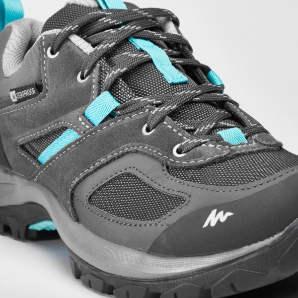 کفش زنانه ضدآب دکتلون کچوا - QUECHUA Waterproof MH100 - آبی/خاکستری - Image 5