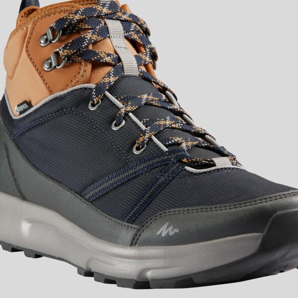 کفش مردانه ضدآب دکتلون کچوا - QUECHUA Waterproof NH100 Mid WP - سرمه ای/قهوه ای - Image 5
