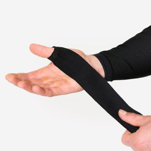بانداژ بوکس دکتلون - DECATHLON Boxing Bandage Black - مشکی/سبز - 4.5 متر - Image 3