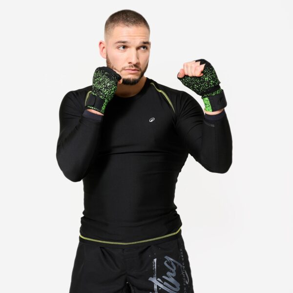بانداژ بوکس دکتلون - DECATHLON Boxing Bandage Black - مشکی/سبز - 4.5 متر - Image 4
