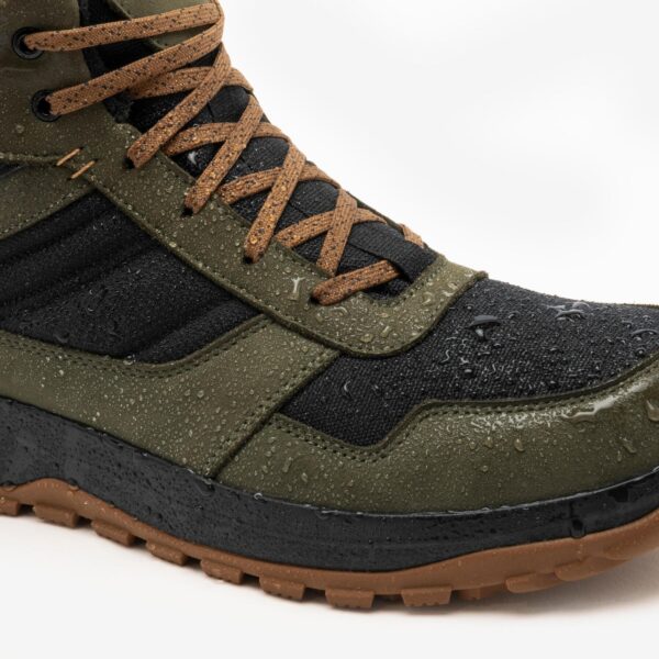 کفش مردانه ضدآب دکتلون کچوا - QUECHUA Waterproof NH500 Mid - سبز تیره - Image 6