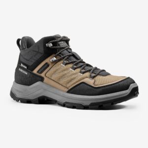 کفش مردانه ضدآب دکتلون کچوا - QUECHUA Waterproof MH100 Mid - قهوه ای