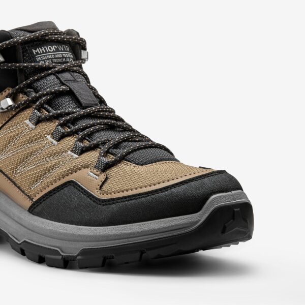 کفش مردانه ضدآب دکتلون کچوا - QUECHUA Waterproof MH100 Mid - قهوه ای - Image 4