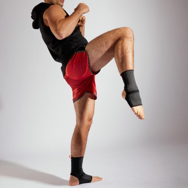 مچ بند طبی بوکس اوتشاک دکتلون - OUTSHOCK Combat Sports Ankle Brace - مشکی/قرمز - Image 4