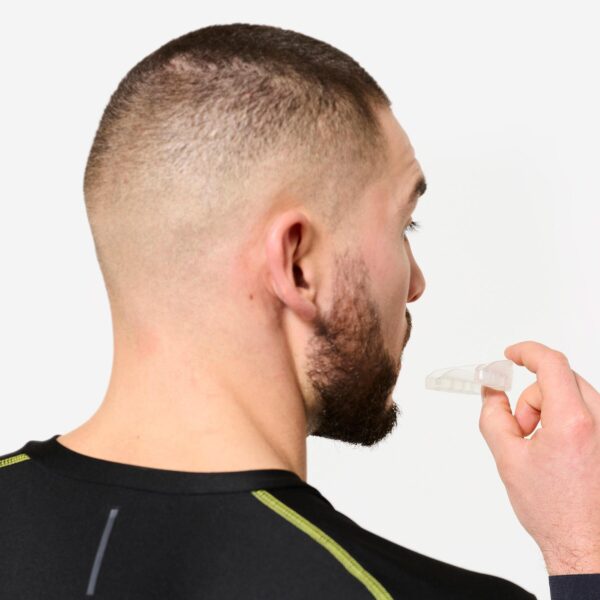 محافظ لثه و دندان اوتشاک دکتلون - OUTSHOCK Adult Mouthguard - Double Component - سفید - Image 7