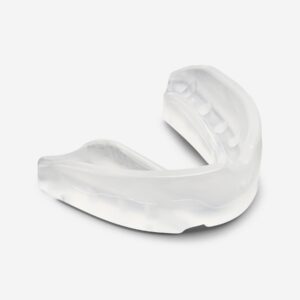 محافظ لثه و دندان اوتشاک دکتلون - OUTSHOCK Adult Mouthguard - Double Component - سفید