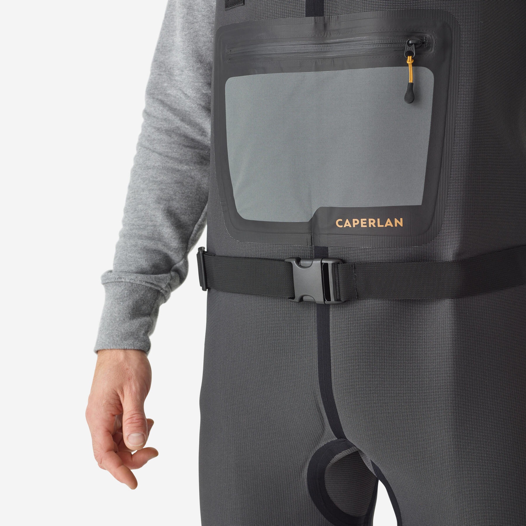 لباس ماهیگیری دکتلون کپرلان - CAPERLAN WDS 500 TH - خاکستری لباس ماهیگیری دکتلون کپرلان - CAPERLAN WDS 500 TH - خاکستری - Image 4
