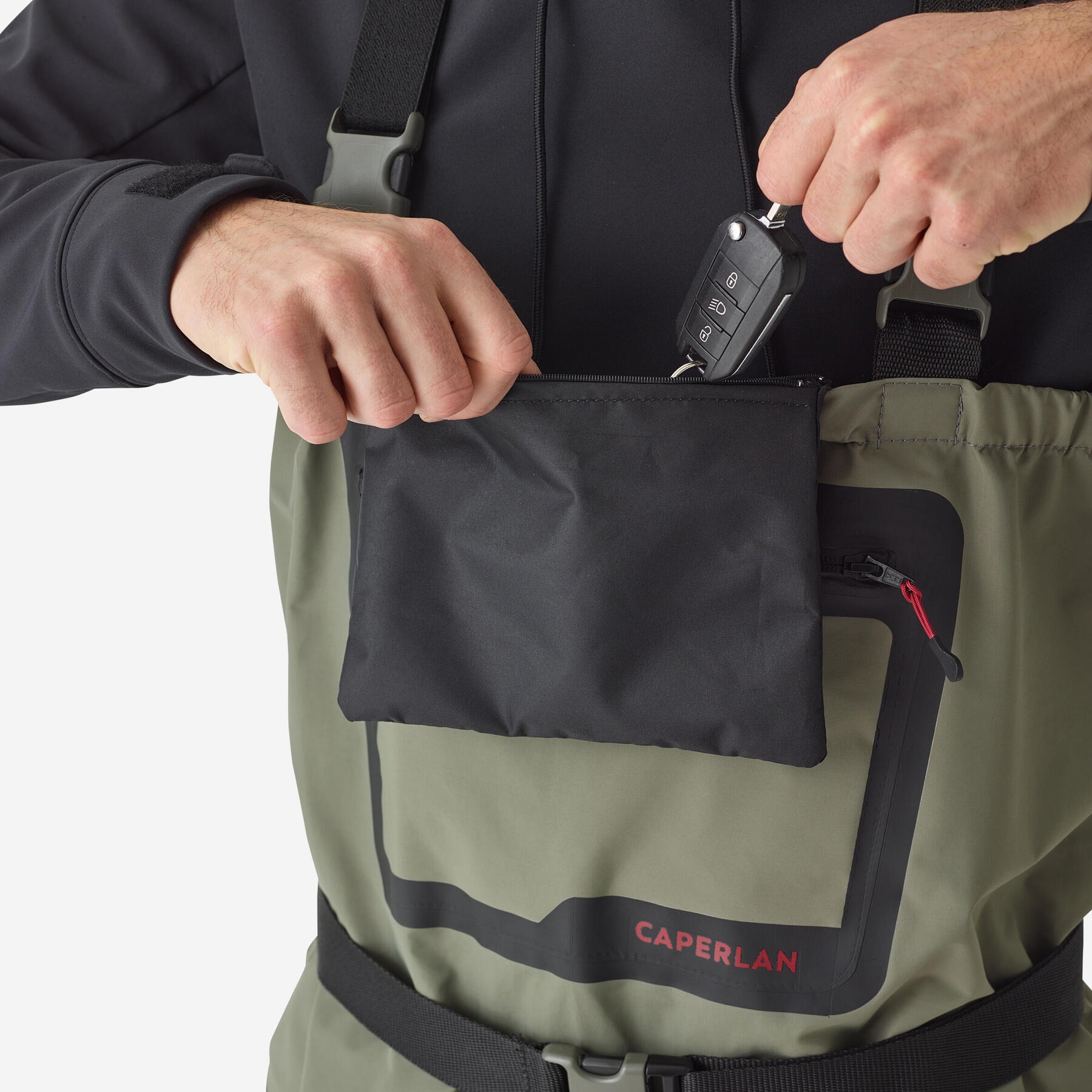 لباس ماهیگیری دکتلون کپرلان - CAPERLAN PVC - 500 - سبز لباس ماهیگیری دکتلون کپرلان - CAPERLAN PVC - 500 - سبز - Image 9