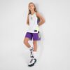 کفش بسکتبال بچگانه تارماک TARMAK Kids Basketball Shoes - SS500H- سفید/مشکی/بنفش - Image 10