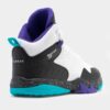 کفش بسکتبال بچگانه تارماک TARMAK Kids Basketball Shoes - SS500H- سفید/مشکی/بنفش - Image 4