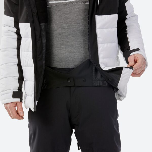 کاپشن مردانه اسکی و اسنوبرد ودز دکتلون - WEDZE Ski Jacket 100 Warm - مشکی/سفید - Image 9