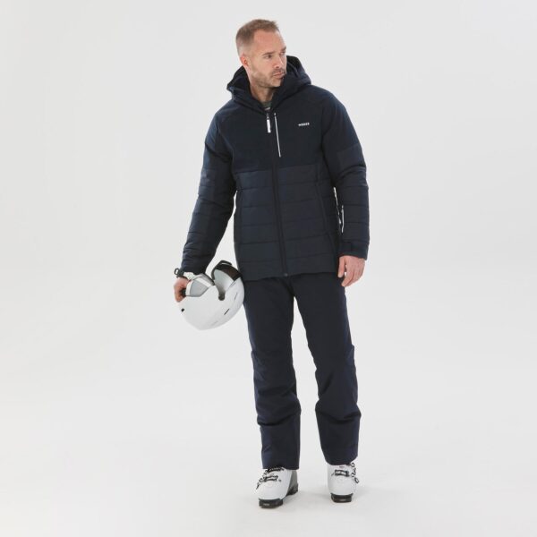 کاپشن مردانه اسکی و اسنوبرد ودز دکتلون - WEDZE Ski Jacket 100 Warm - مشکی - Image 4
