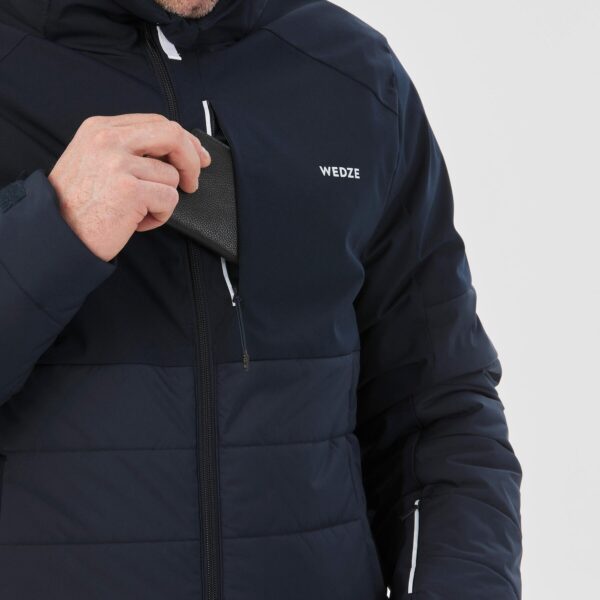 کاپشن مردانه اسکی و اسنوبرد ودز دکتلون - WEDZE Ski Jacket 100 Warm - مشکی - Image 6