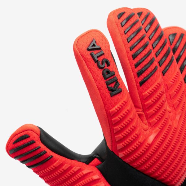دستکش دروازه بانی کیپستا دکتلون - KIPSTA Goalkeeper Gloves CLR F900 - قرمز/مشکی - Image 7